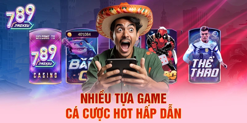 Nhiều trò chơi cá cược hấp dẫn tại sky88
